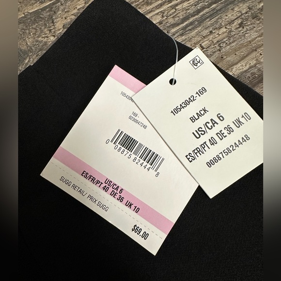 NWT Kasper Women’s Black Pencil Skirt Size 6 - Picture 7 of 9